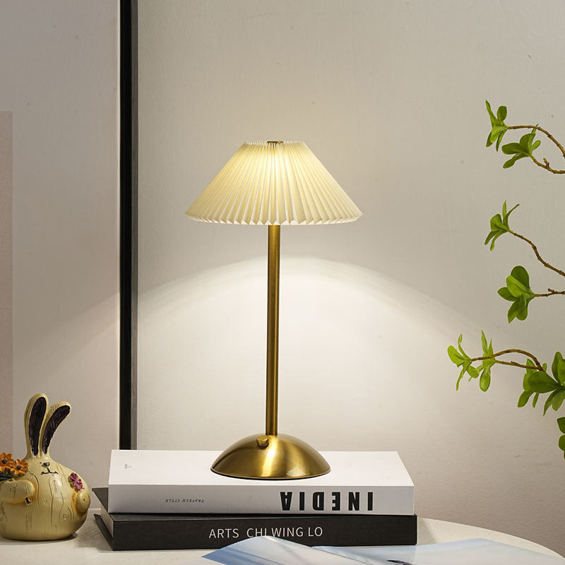 Modern Metal Cordless Table Lamp With Stepless Dimming — Greenwich Home & Living