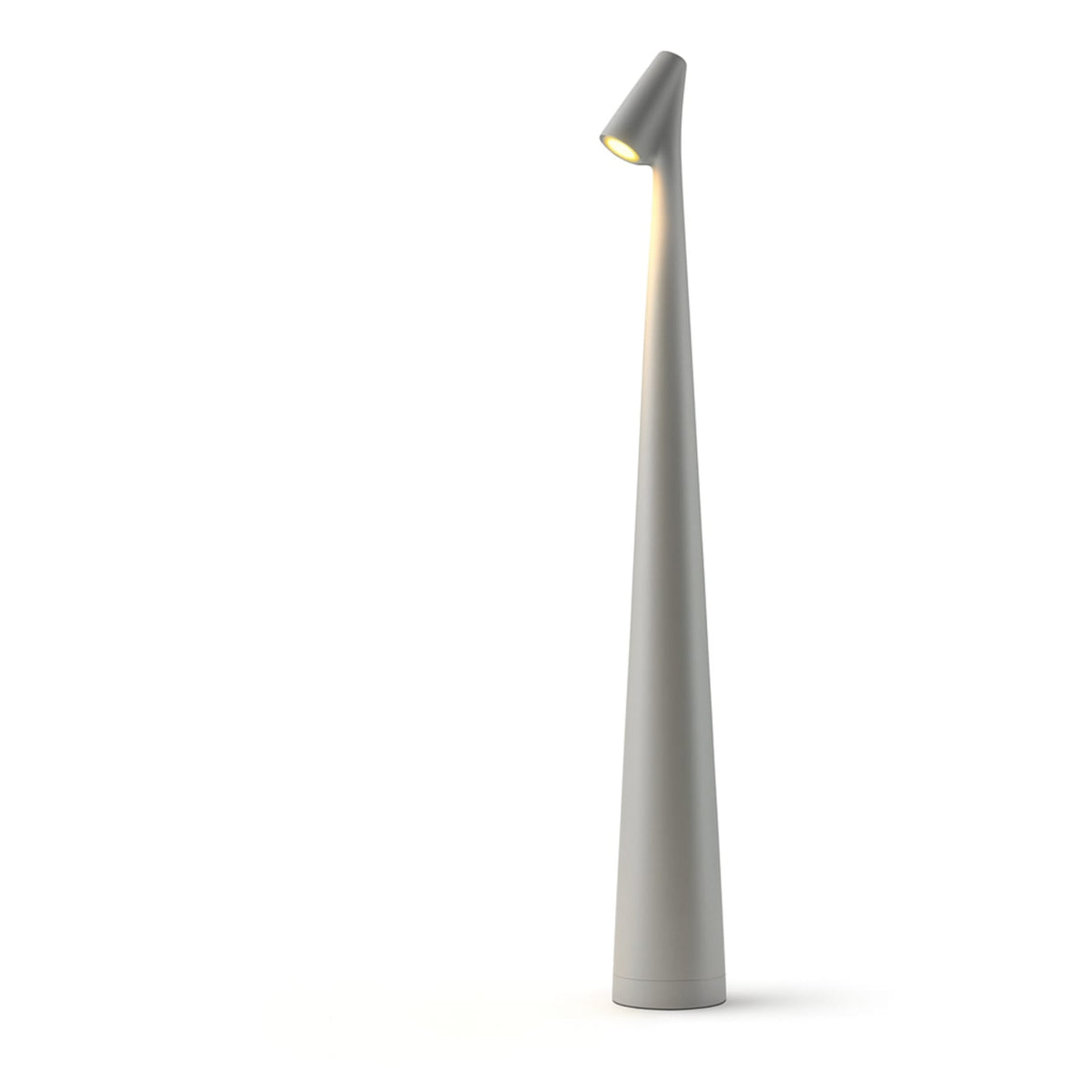 Minimalist Rechargeable Table Lamp With Tri-Color Dimming in Gray — Greenwich Home & Living