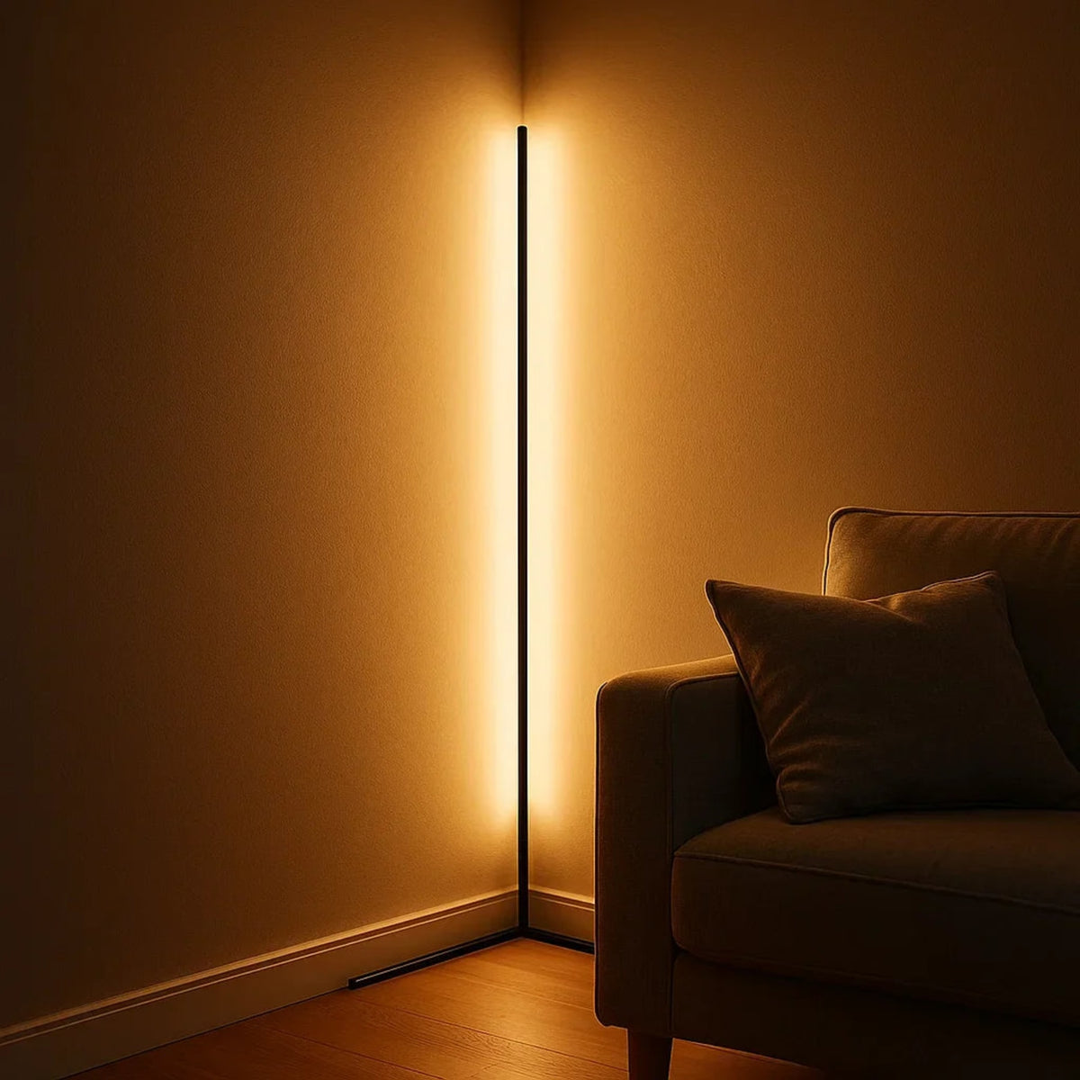 Minimalist Metal Floor Lamp for Living Room and Bedroom — Greenwich Home & Living