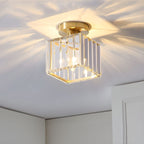 Classic Acrylic Semi-Flush Mount Ceiling Light for Hallway and Bedroom — Greenwich Home & Living
