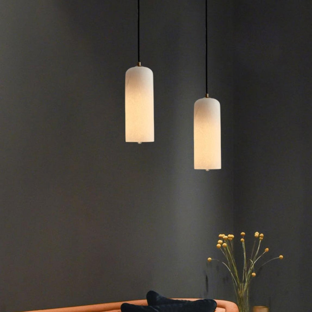 Contemporary Marble Pendant Light for Living Room and Dining Room — Greenwich Home & Living