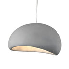 Minimalist Polystyrene Pendant Light for Living Room and Dining Room in Dark Gray — Greenwich Home & Living