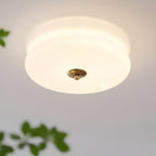 Retro Glass Flush Mount Ceiling Light With Adjustable Color Temperature — Greenwich Home & Living