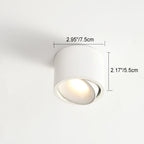 Modern Iron Flush Mount Ceiling Light With Integrated LED — Greenwich Home & Living