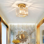 Classic Acrylic Semi-Flush Mount Ceiling Light for Hallway and Bedroom — Greenwich Home & Living