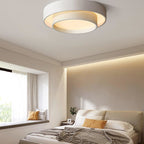 Minimalist Metal Flush Mount Ceiling Light With Bright Daylight LED — Greenwich Home & Living