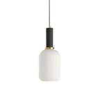 Contemporary Glass Pendant Light for Living and Dining Rooms in White — Greenwich Home & Living