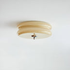 Retro Glass Flush Mount Ceiling Light With Adjustable Color Temperature — Greenwich Home & Living