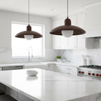 Scandinavian Wrought Iron Pendant Light With Tri-Color Lighting for Dining Room — Greenwich Home & Living