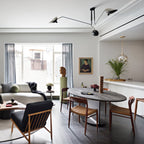 Modern Linear Metal Ceiling Light With Adjustable Color Temperature — Greenwich Home & Living