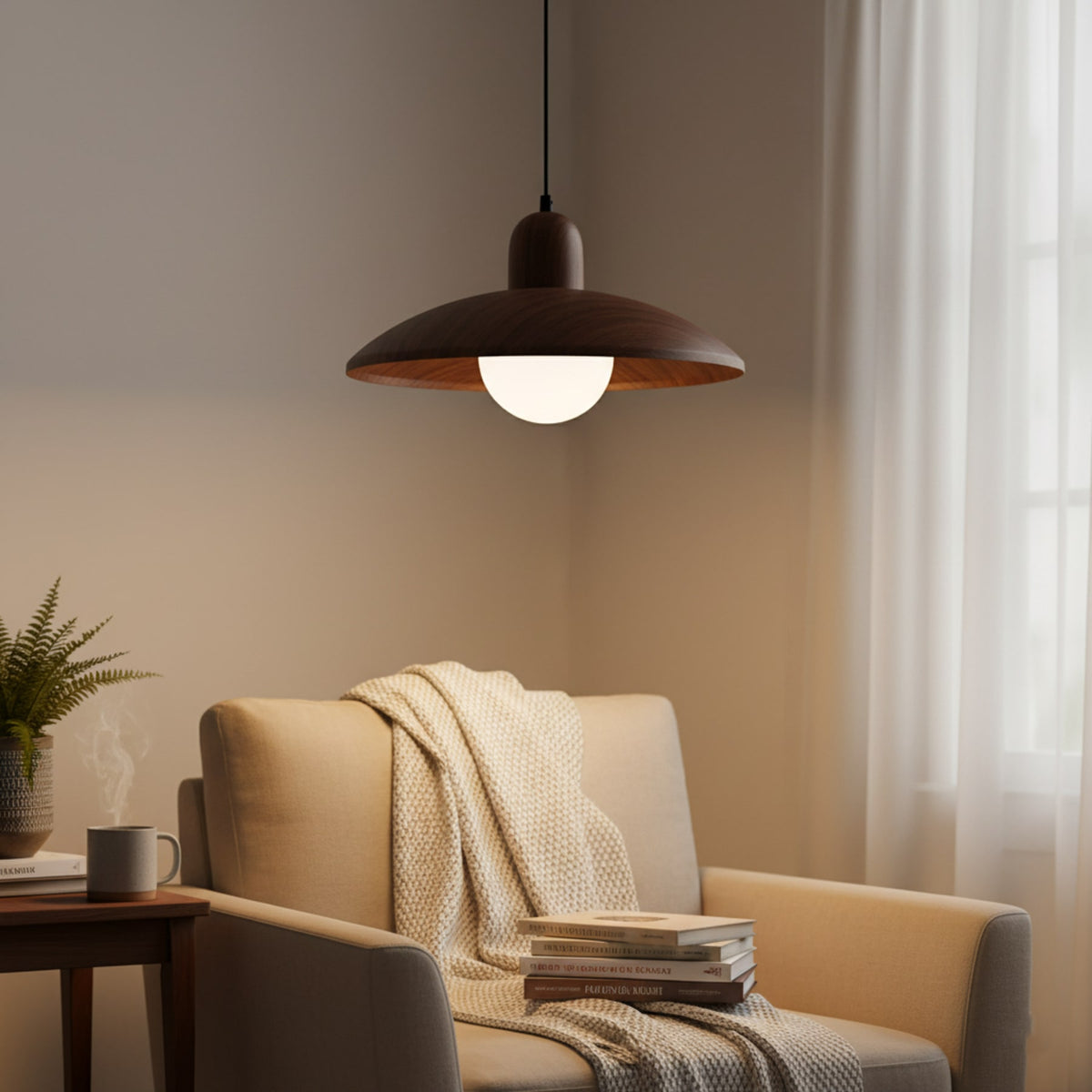 Scandinavian Wrought Iron Pendant Light With Tri-Color Lighting for Dining Room — Greenwich Home & Living