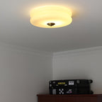 Retro Glass Flush Mount Ceiling Light With Adjustable Color Temperature — Greenwich Home & Living