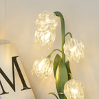 Contemporary Glass Table Lamp With USB Power for Living Room and Bedroom — Greenwich Home & Living