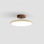 Retro Metal Semi-Flush Mount Ceiling Light With Three-Color Light — Greenwich Home & Living