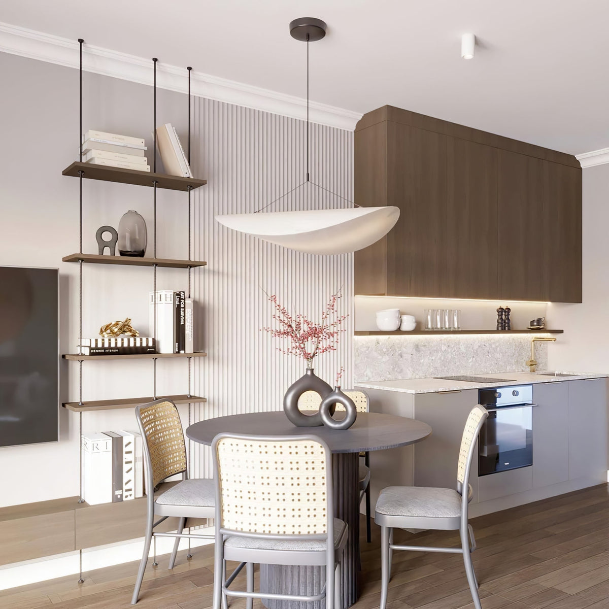 Minimalist Pendant Light With Stepless Dimming for Living and Dining Rooms — Greenwich Home & Living