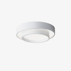 Minimalist Metal Flush Mount Ceiling Light With Bright Daylight LED — Greenwich Home & Living