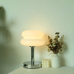 Retro Glass Table Lamp With Three-Color Light For Bedroom — Greenwich Home & Living