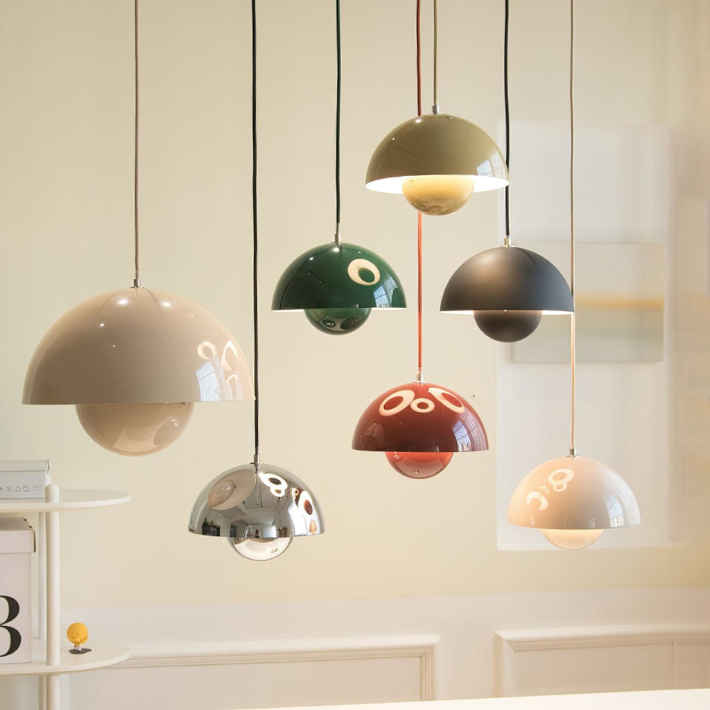 Modern Metal Pendant Light With Adjustable Color Temperature — Greenwich Home & Living