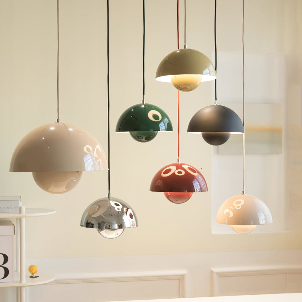 Modern Metal Pendant Light With Adjustable Color Temperature — Greenwich Home & Living