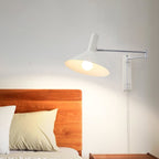 Retro Metal Wall Light With Tri-Color Lighting for Bedroom — Greenwich Home & Living