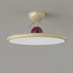 Retro Iron and Acrylic Semi-Flush Ceiling Light With Dimmable Color — Greenwich Home & Living
