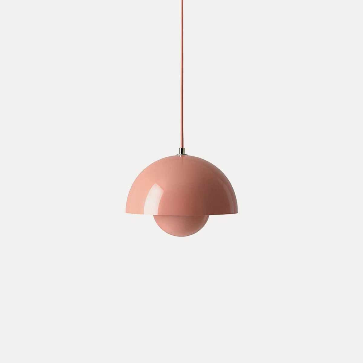 Modern Metal Pendant Light With Adjustable Color Temperature in Pink — Greenwich Home & Living
