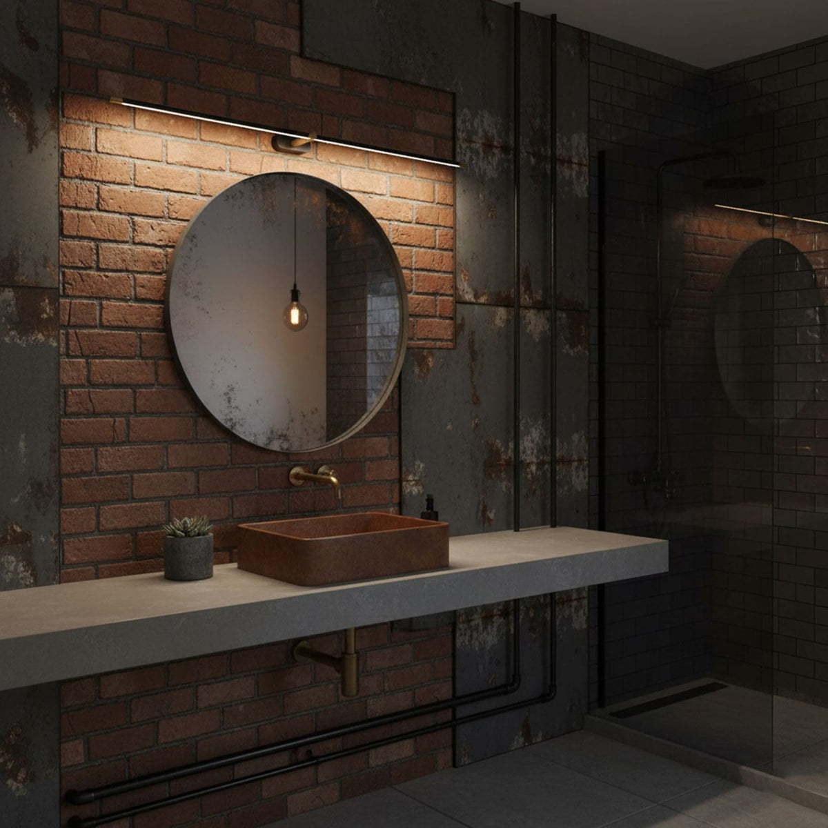 Minimalist Metal Wall Light With Adjustable Color Temperature — Greenwich Home & Living