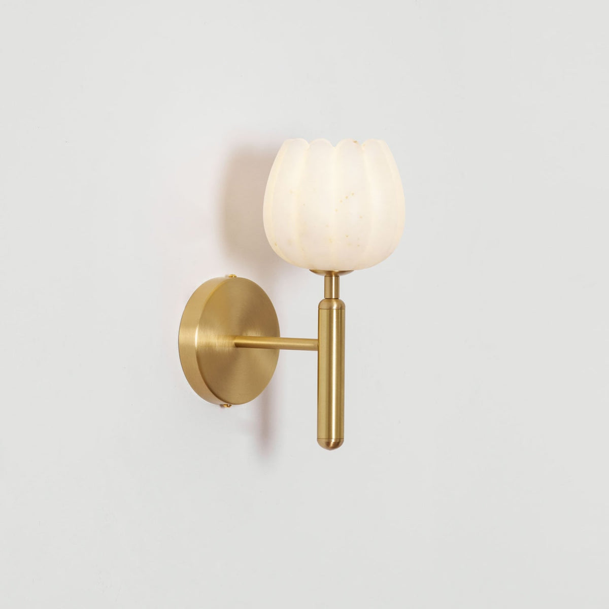 Contemporary Iron and Glass Wall Light With Dual Color Temperature — Greenwich Home & Living