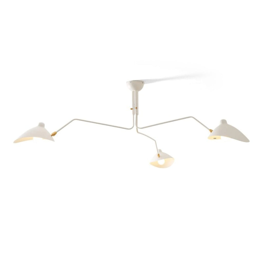 Modern Linear Metal Ceiling Light With Adjustable Color Temperature in White — Greenwich Home & Living
