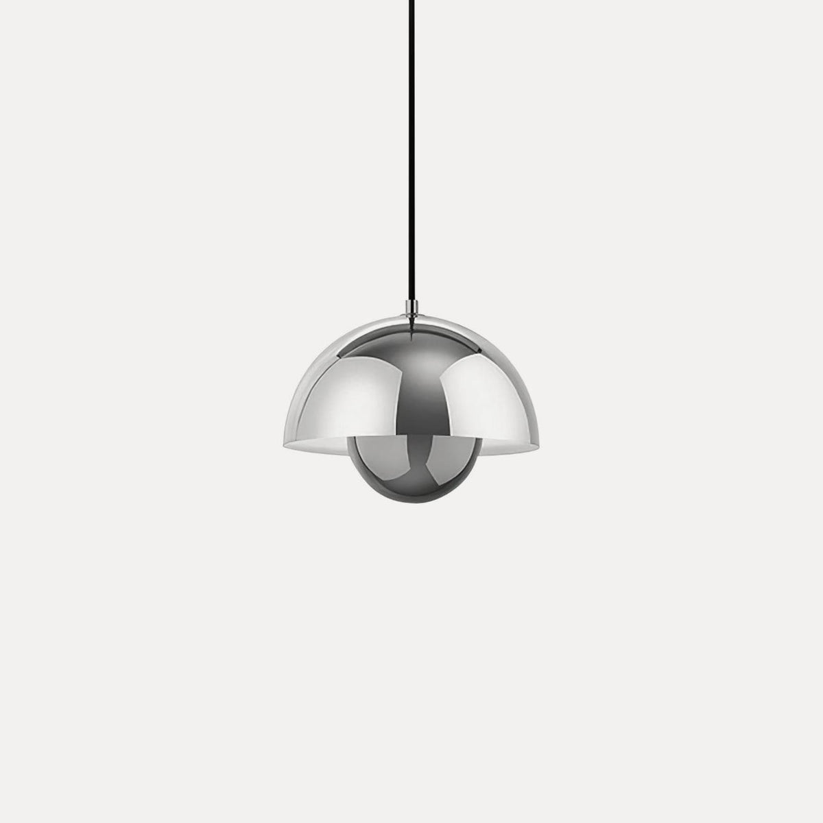 Modern Metal Pendant Light With Adjustable Color Temperature in Silver — Greenwich Home & Living