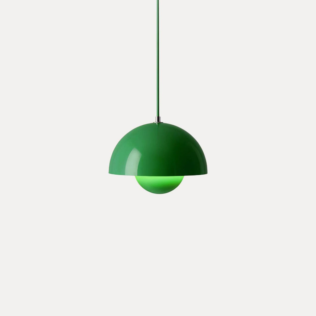 Modern Metal Pendant Light With Adjustable Color Temperature in Green — Greenwich Home & Living