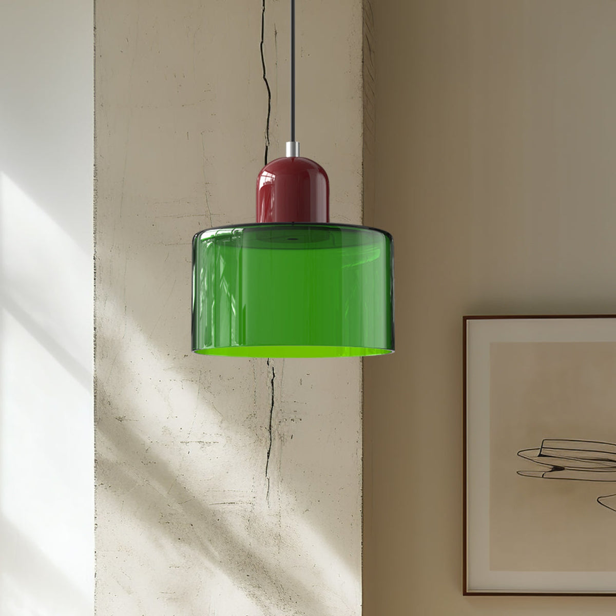 Modern Glass Pendant Light for Dining Room and Kitchen — Greenwich Home & Living