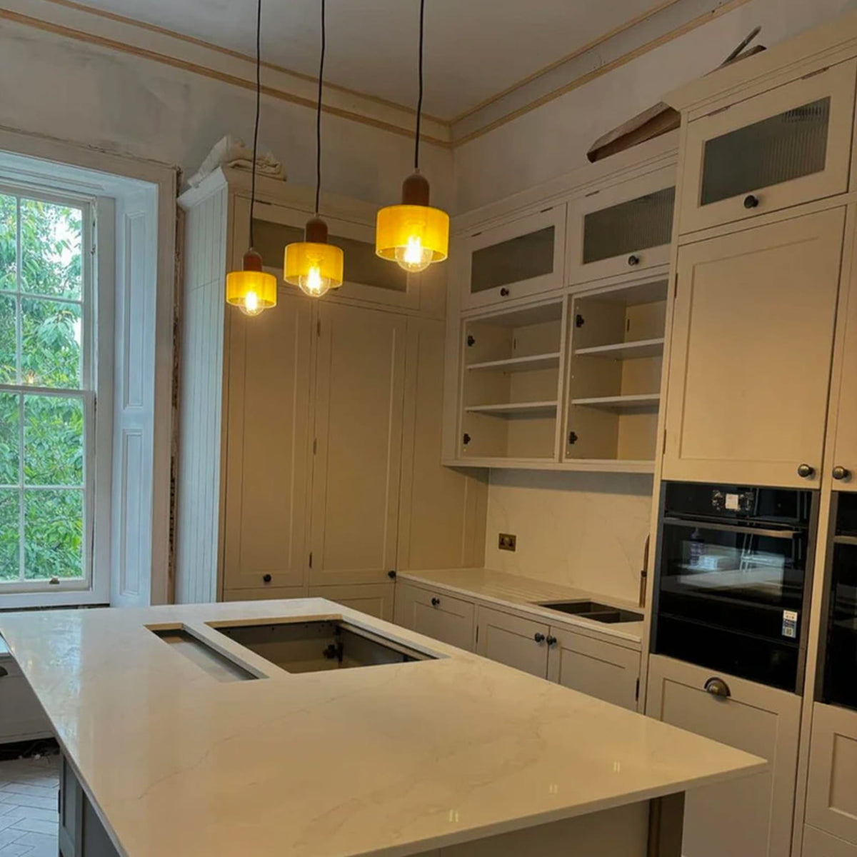 Modern Glass Pendant Light for Dining Room and Kitchen — Greenwich Home & Living