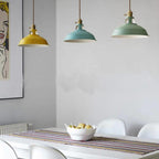 Industrial Metal Pendant Light With Warm Glow for Kitchen and Dining Room — Greenwich Home & Living