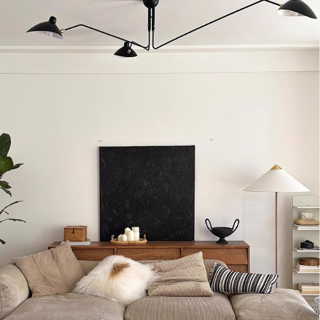 Modern Linear Metal Ceiling Light With Adjustable Color Temperature — Greenwich Home & Living