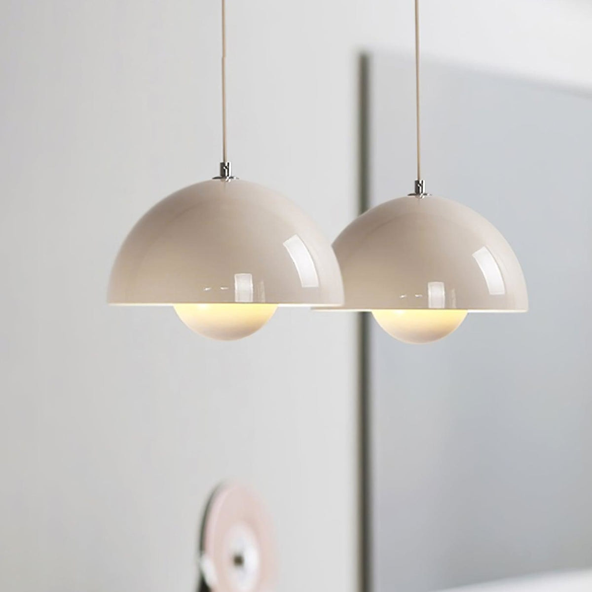 Modern Metal Pendant Light With Adjustable Color Temperature — Greenwich Home & Living