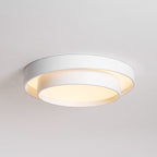 Minimalist Metal Flush Mount Ceiling Light With Bright Daylight LED — Greenwich Home & Living