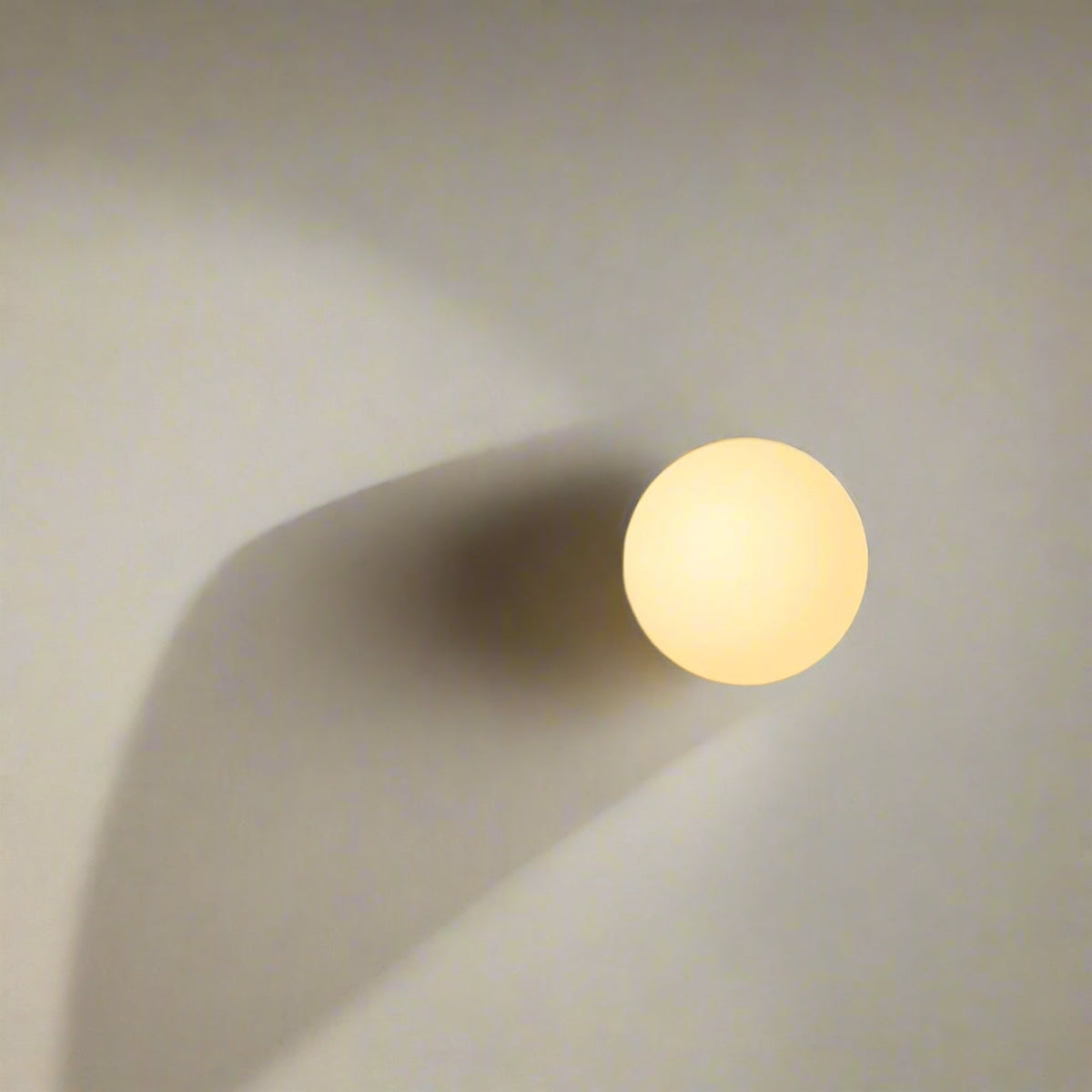Minimalist Glass Wall Light With Warm White Glow — Greenwich Home & Living