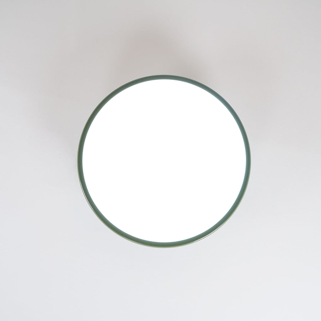 Retro Metal Semi-Flush Mount Ceiling Light With Three-Color Light — Greenwich Home & Living