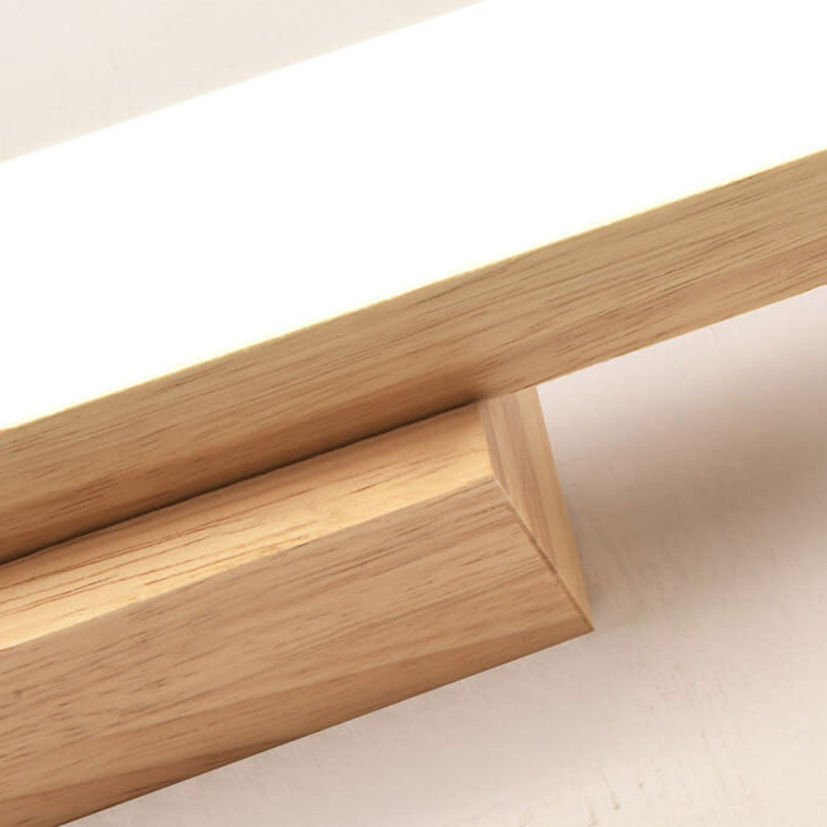 Modern Wood Wall Sconce With Acrylic Glow — Greenwich Home & Living
