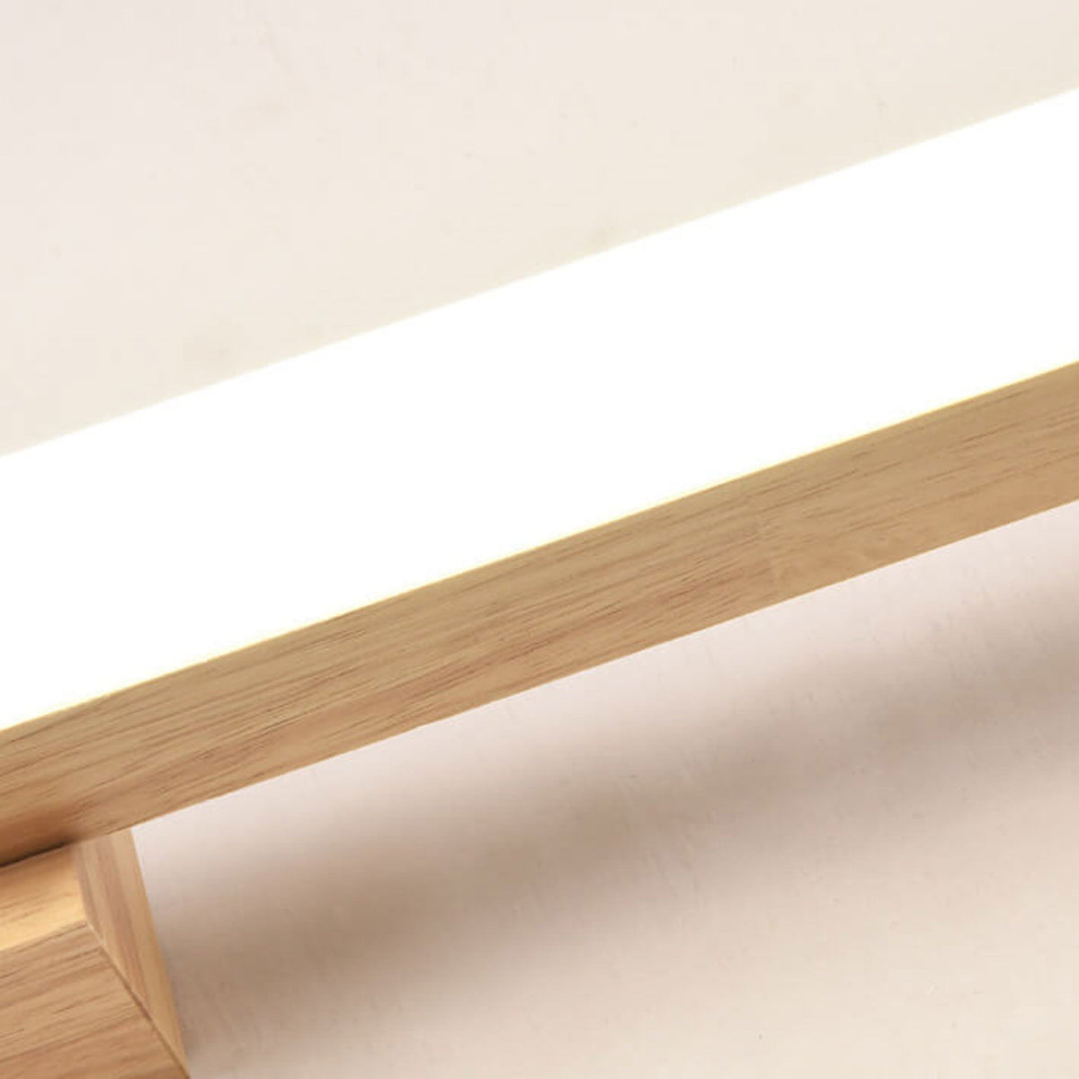 Modern Wood Wall Sconce With Acrylic Glow — Greenwich Home & Living