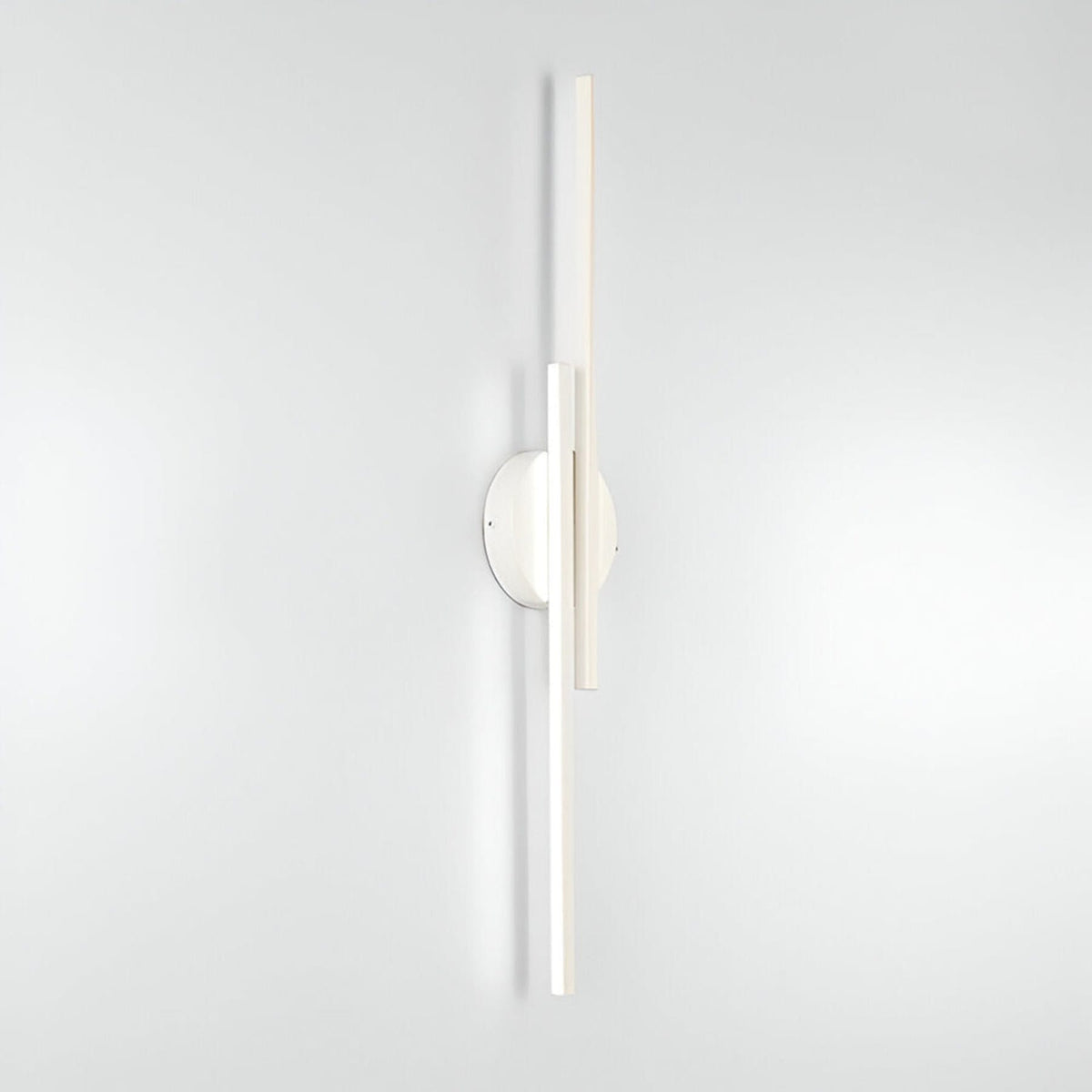 Minimalist Aluminum Wall Light With Adjustable Color Temperature in White — Greenwich Home & Living