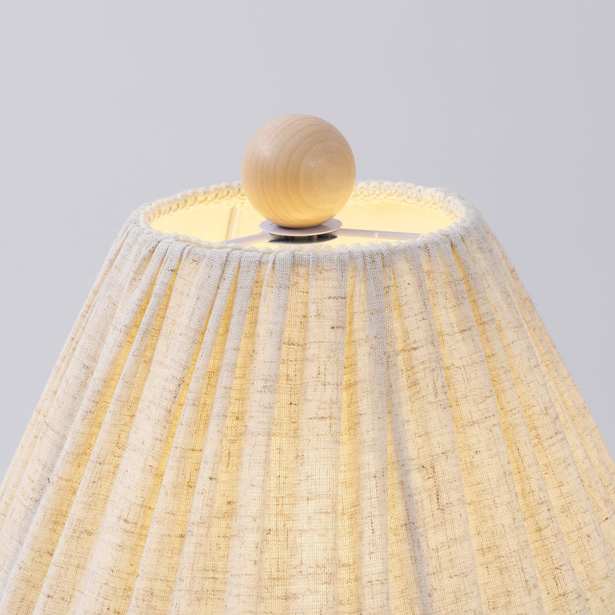 Modern Fabric Table Lamp With Warm White Glow — Greenwich Home & Living