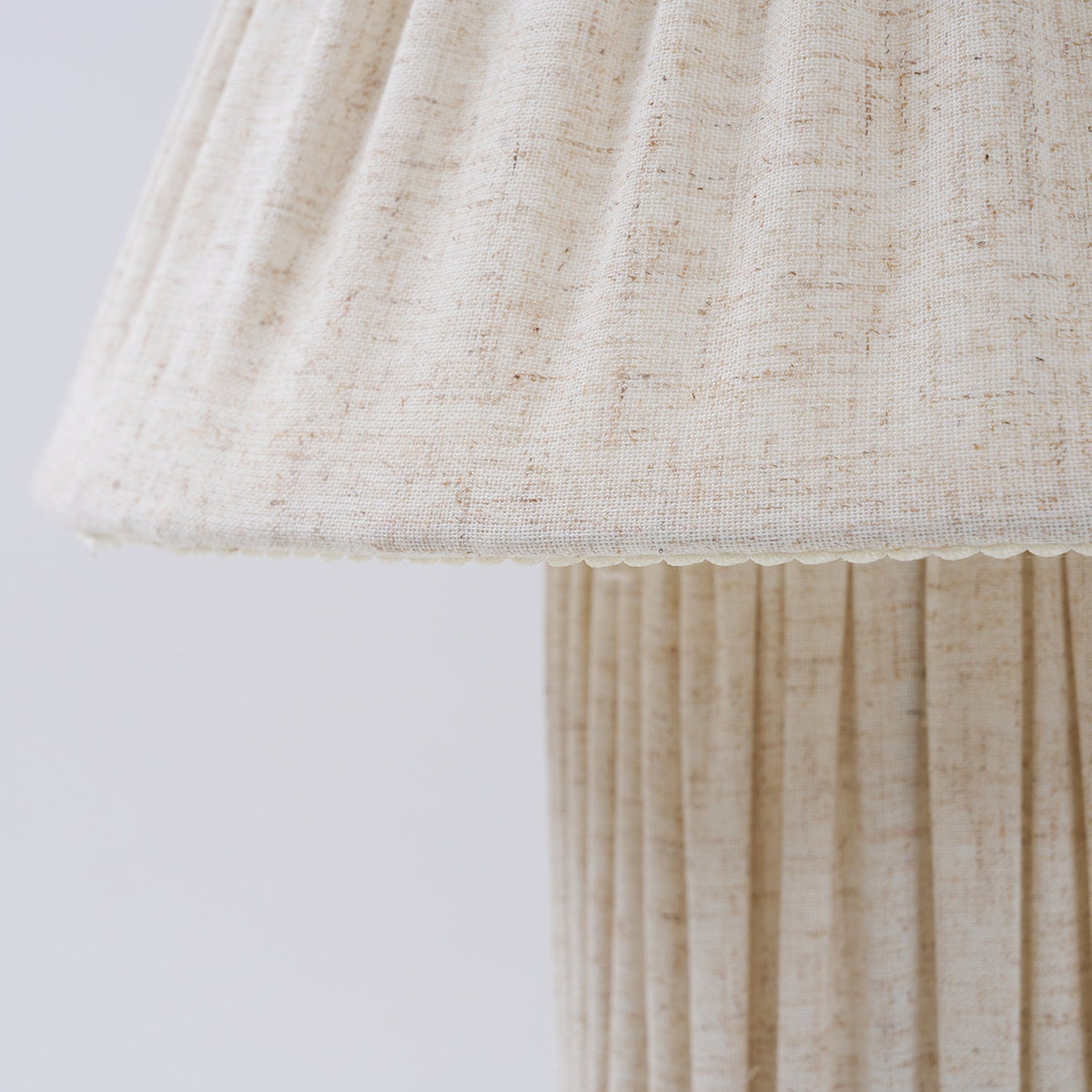 Modern Fabric Table Lamp With Warm White Glow — Greenwich Home & Living