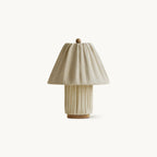 Modern Fabric Table Lamp With Warm White Glow — Greenwich Home & Living