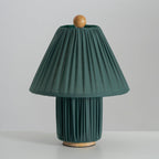 Modern Fabric Table Lamp With Warm White Glow — Greenwich Home & Living
