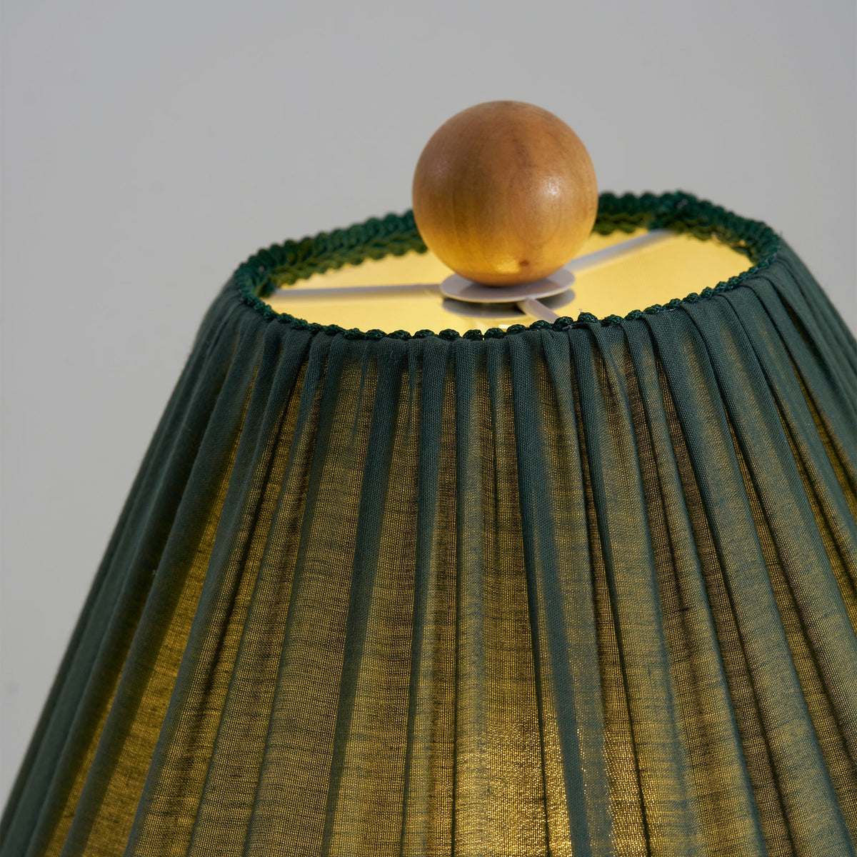 Modern Fabric Table Lamp With Warm White Glow — Greenwich Home & Living