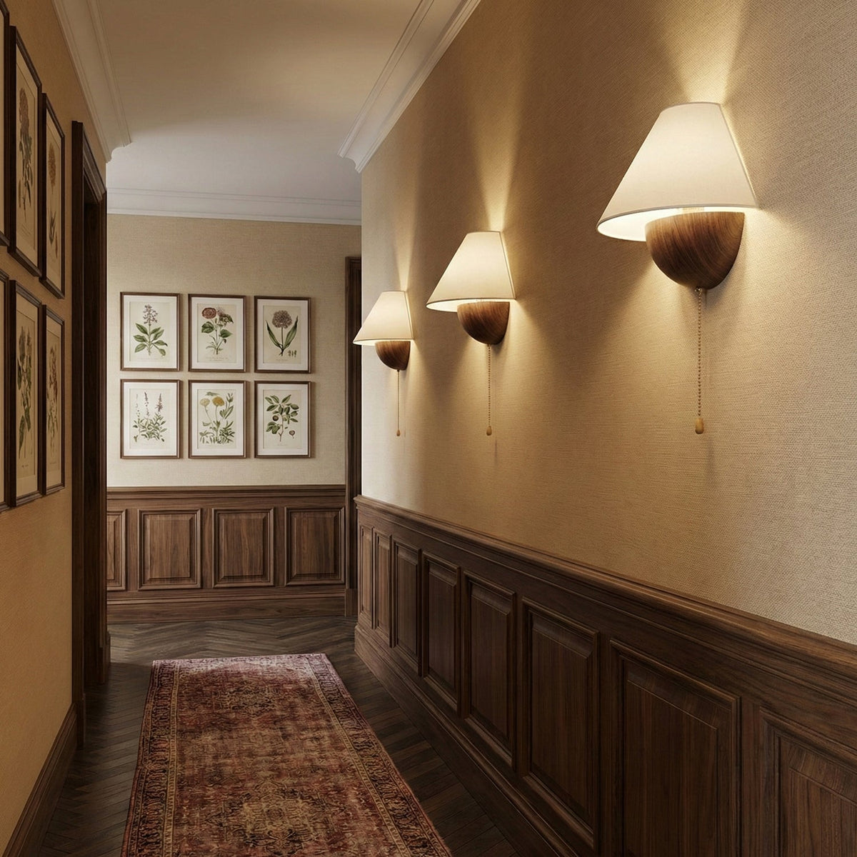 Transitional Travertine Wall Sconce With Warm Dimmable Glow — Greenwich Home & Living