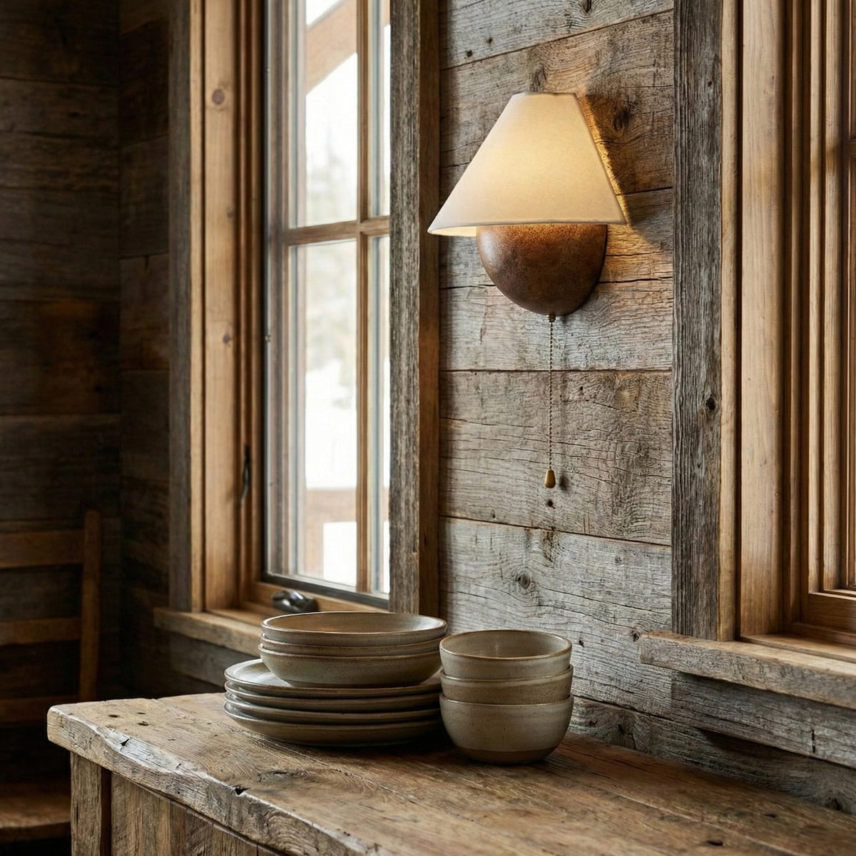 Transitional Travertine Wall Sconce With Warm Dimmable Glow — Greenwich Home & Living