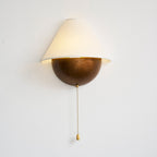 Transitional Travertine Wall Sconce With Warm Dimmable Glow — Greenwich Home & Living